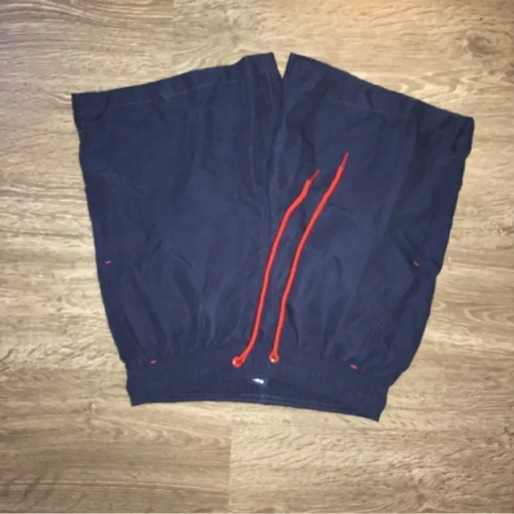 George Little Boys Navy Blue Swim trunks size small (28-30)